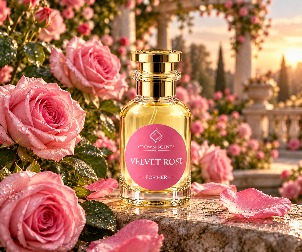 Velvet Rose in the Golden Garden