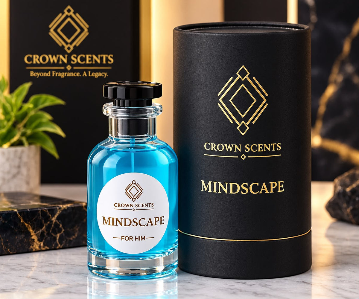 Mindscape Perfume - Blue Bottle with White Box